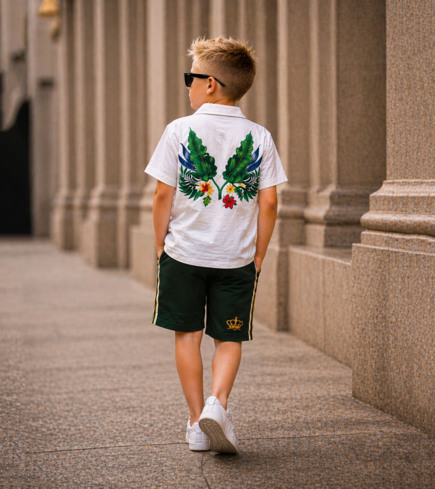 Royal Crest Luxe Co-ord Set for Boys