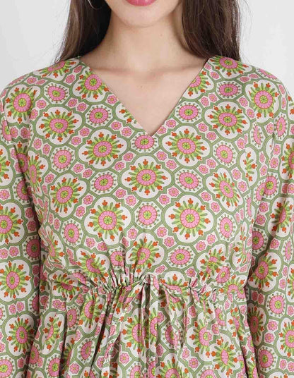 Block Print Kaftan