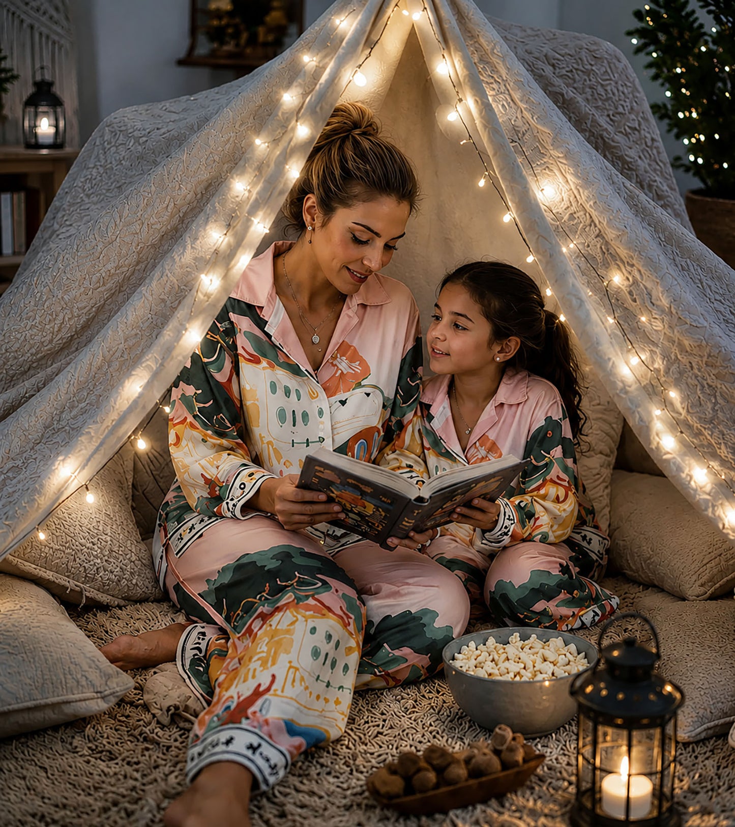 Amalfi Artscape Luxe Mom & Me Matching Lounge Set