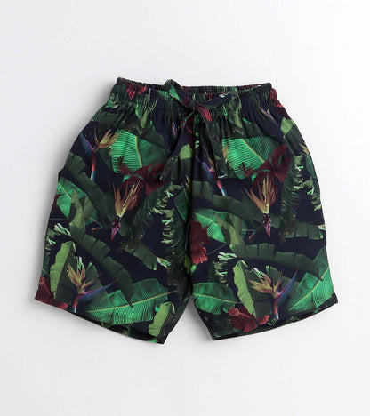 Banana Leaf Printed Boys Co ord Set