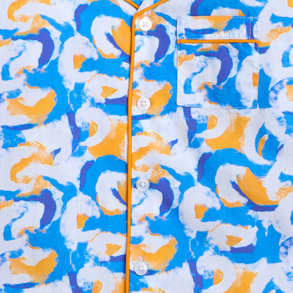 Blue Dreams printed Nightsuit Set