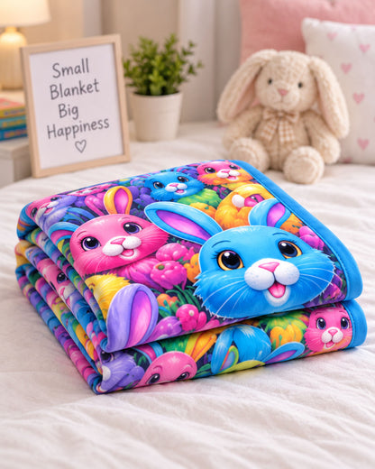 Bunny Bloom Pure Cotton Blanket