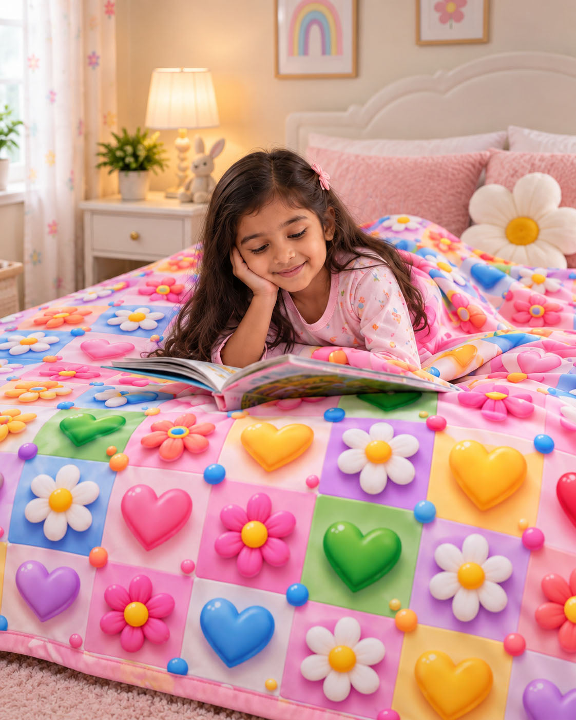 Candy Bloom Dreams Pure Cotton Blanket