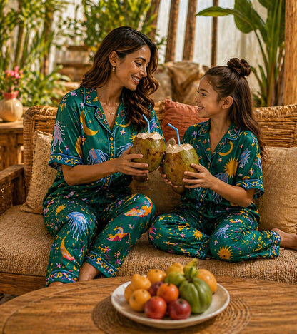 Celestial Garden Luxe Mom & Me Matching Lounge Set