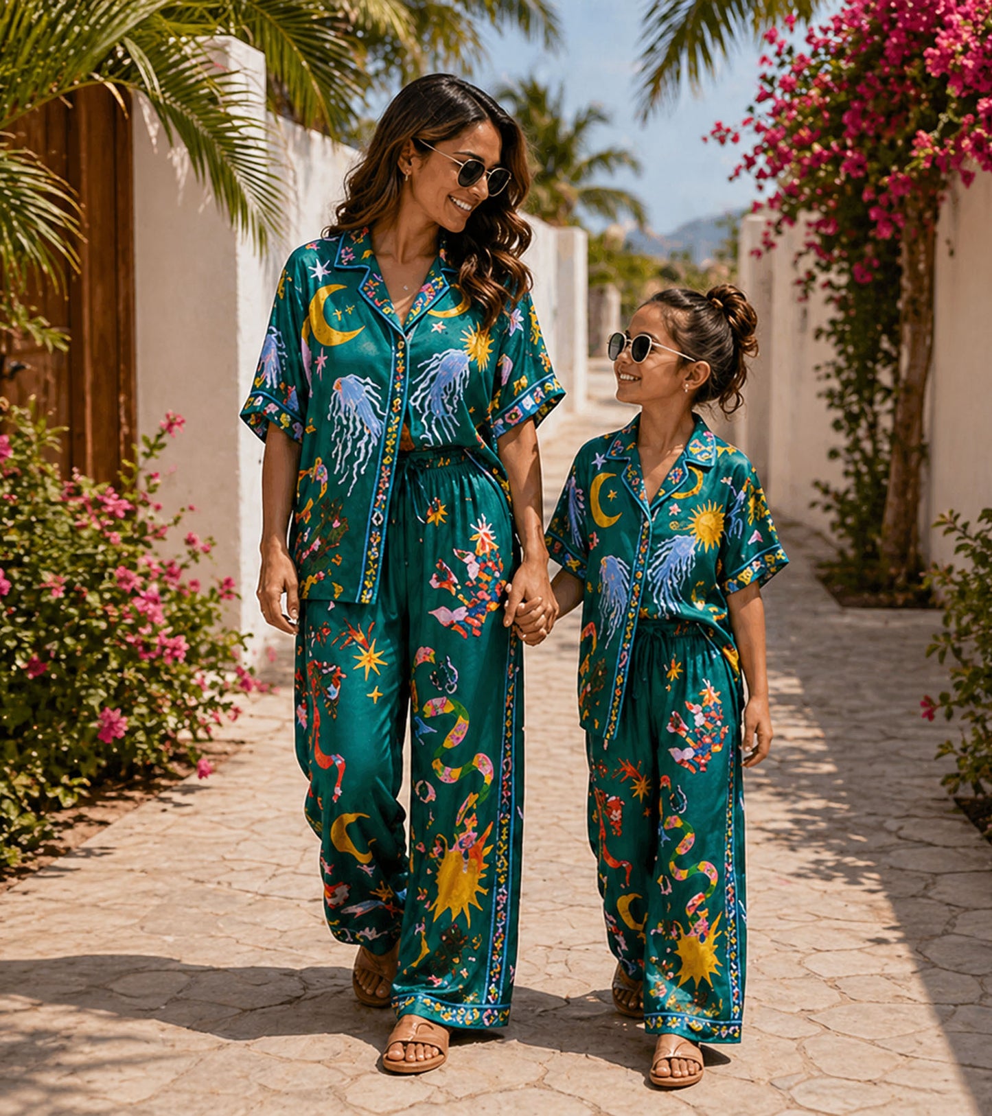 Celestial Garden Luxe Mom & Me Matching Lounge Set