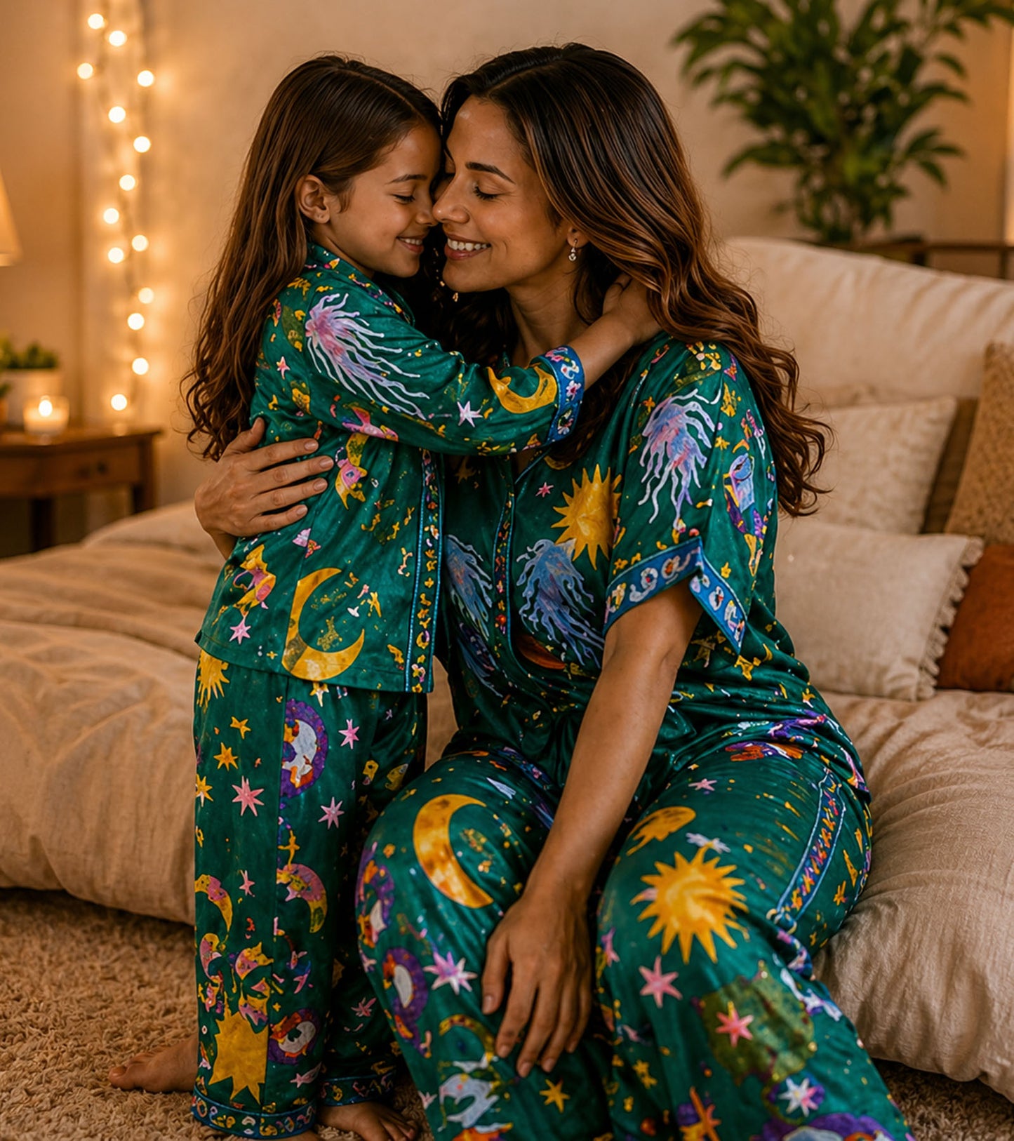 Celestial Garden Luxe Mom & Me Matching Lounge Set