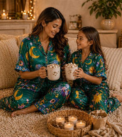 Celestial Garden Luxe Mom & Me Matching Lounge Set