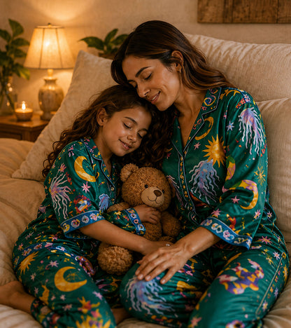 Celestial Garden Luxe Mom & Me Matching Lounge Set
