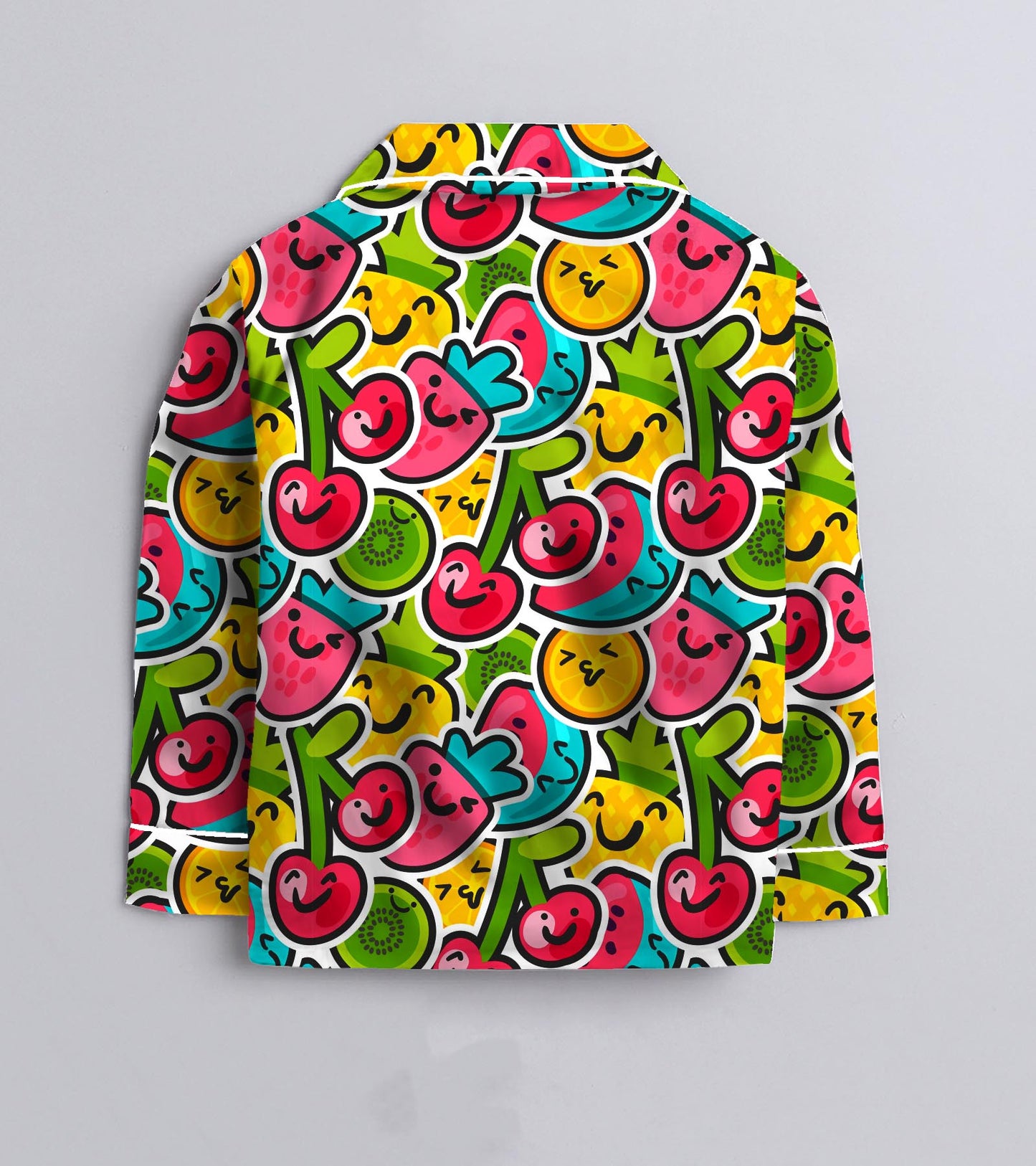 Cherry Pure Cotton Printed Nightsuit Set