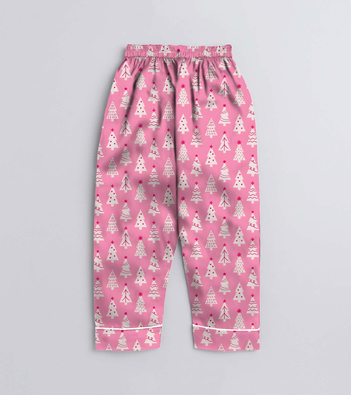 Christmas Cute Tree Pure Cotton Christmas Printed Nightsuit Set