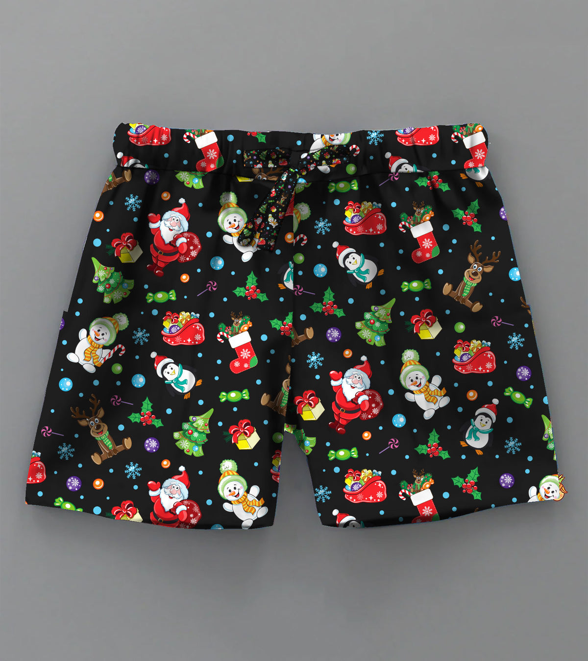 Christmas Theme Printed Boys Co ord Set