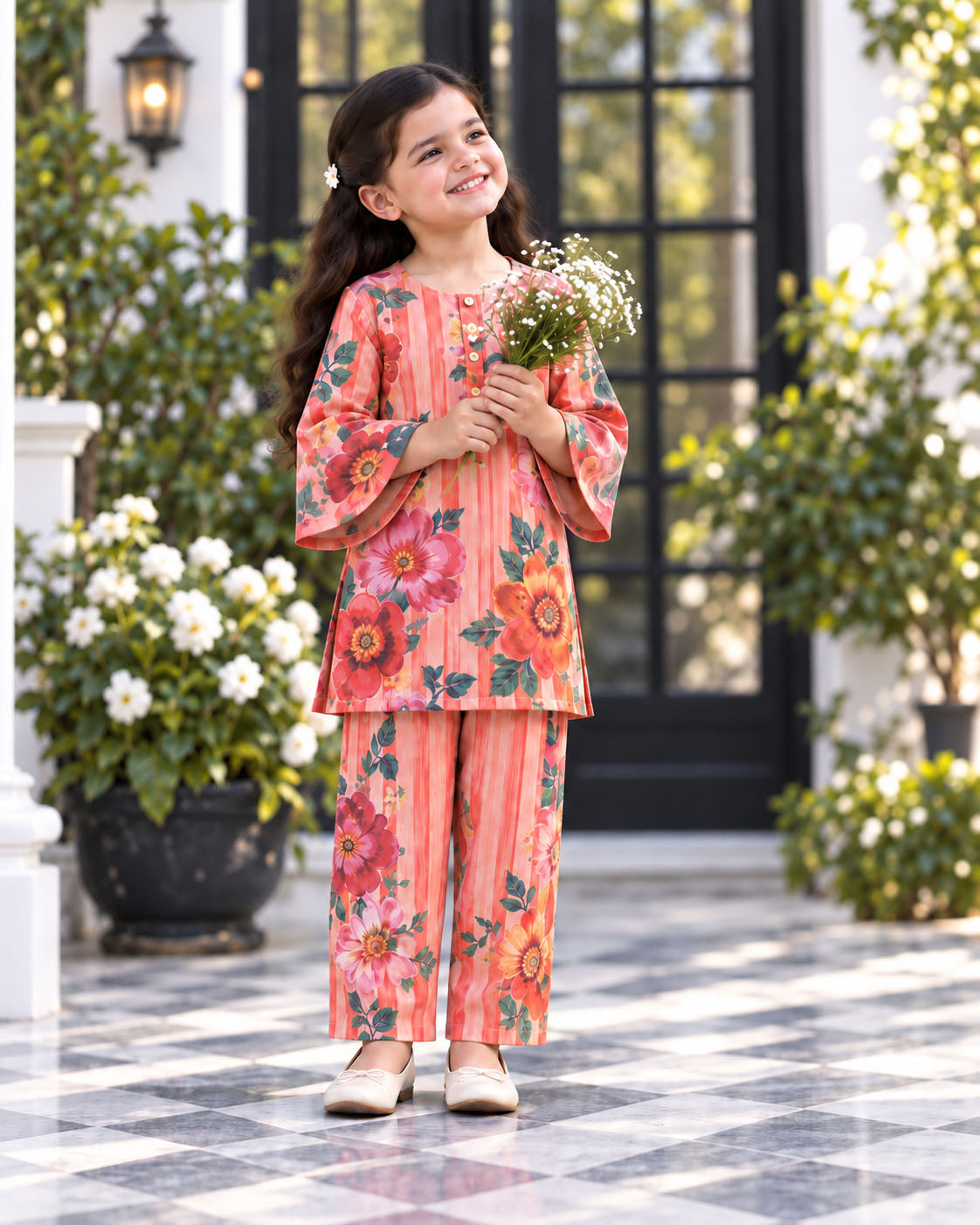 Coral Meadow Designer Ethnic Sets