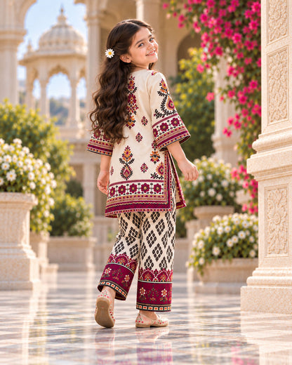 Crimson Folk Designer Ethnic Set
