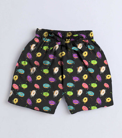 Doughnut Printed Boys Co ord Set