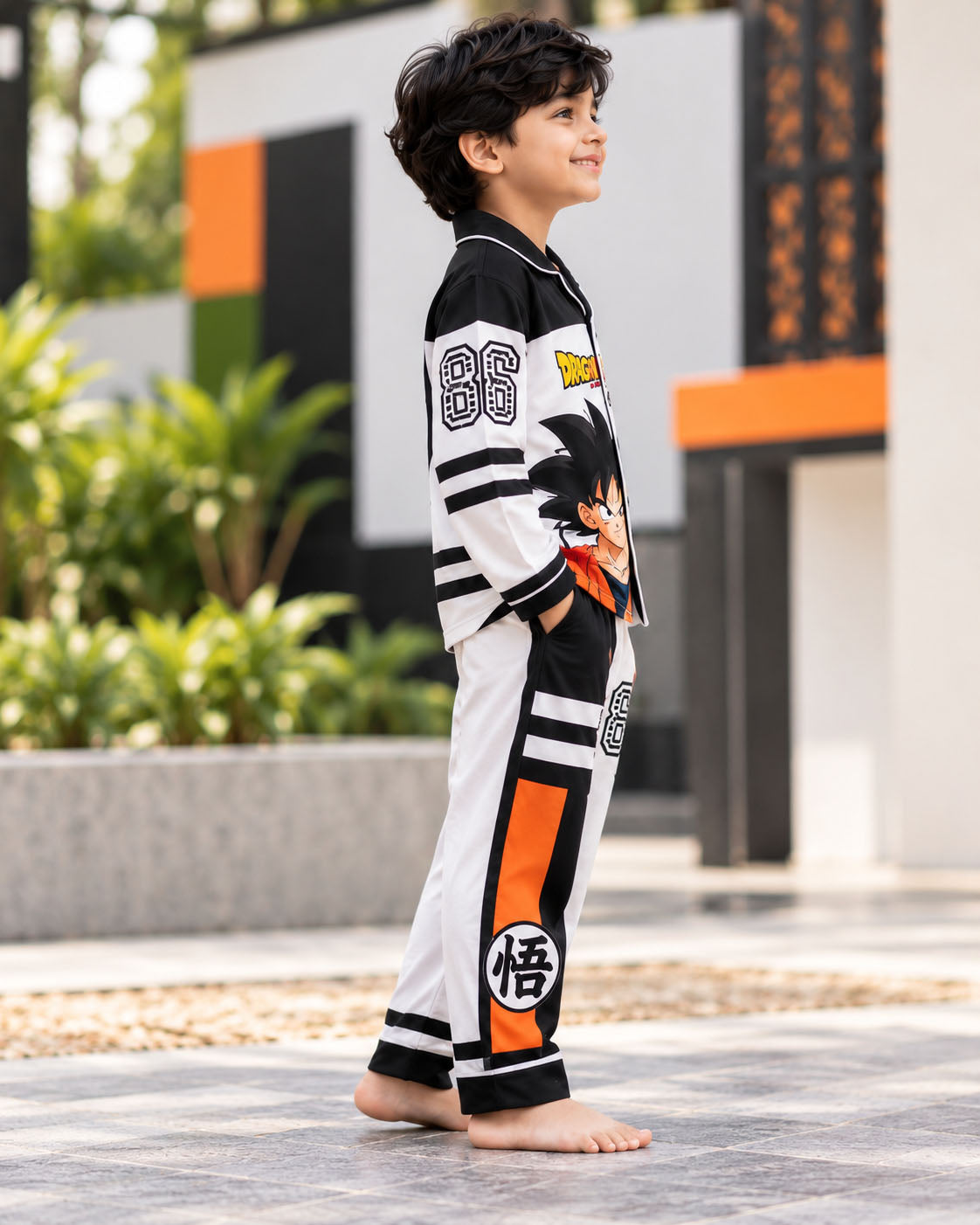Dragon Ball Pure Cotton Printed Boys Nightsuit Set