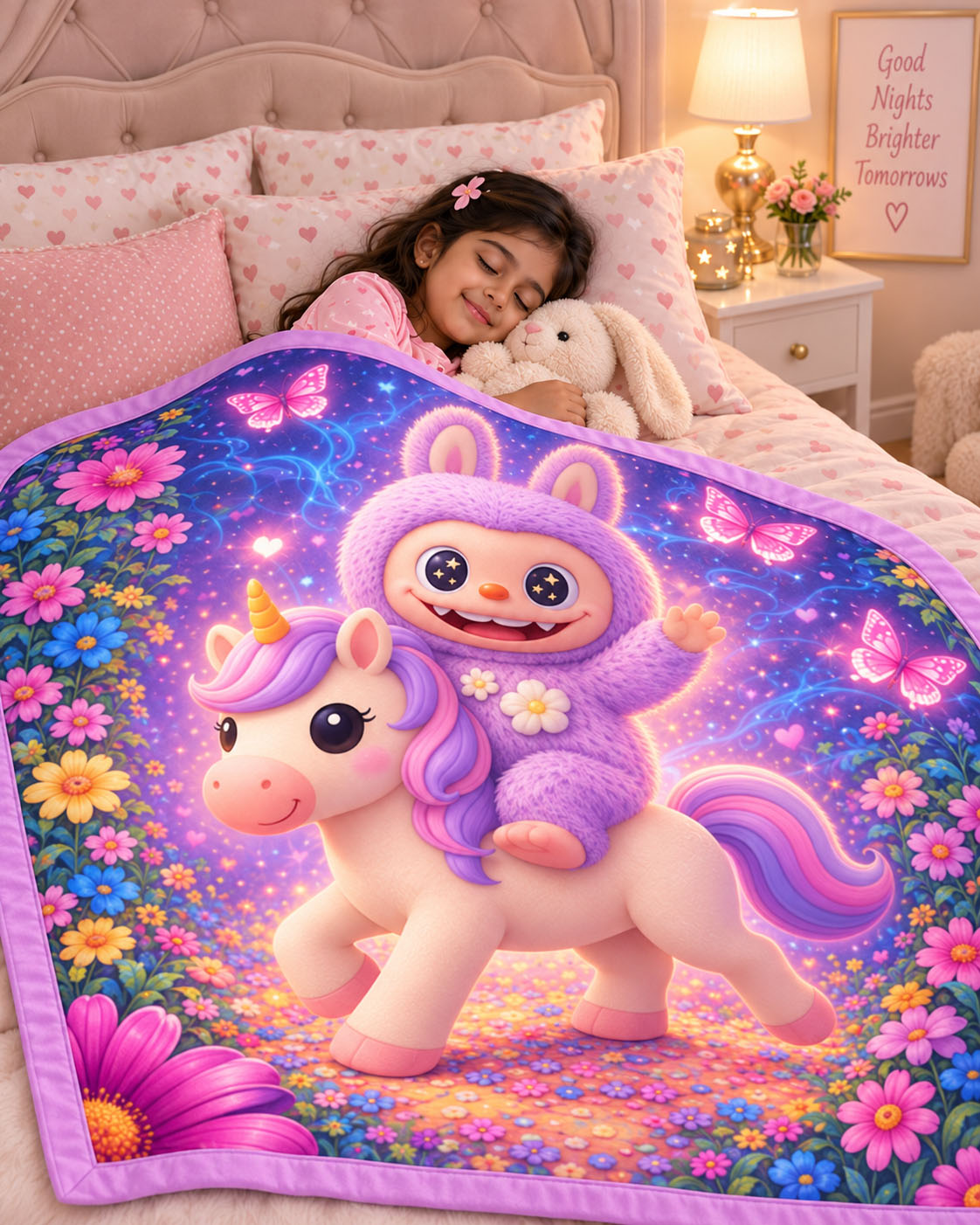 Dreamy Unicorn Pure Cotton Blanket