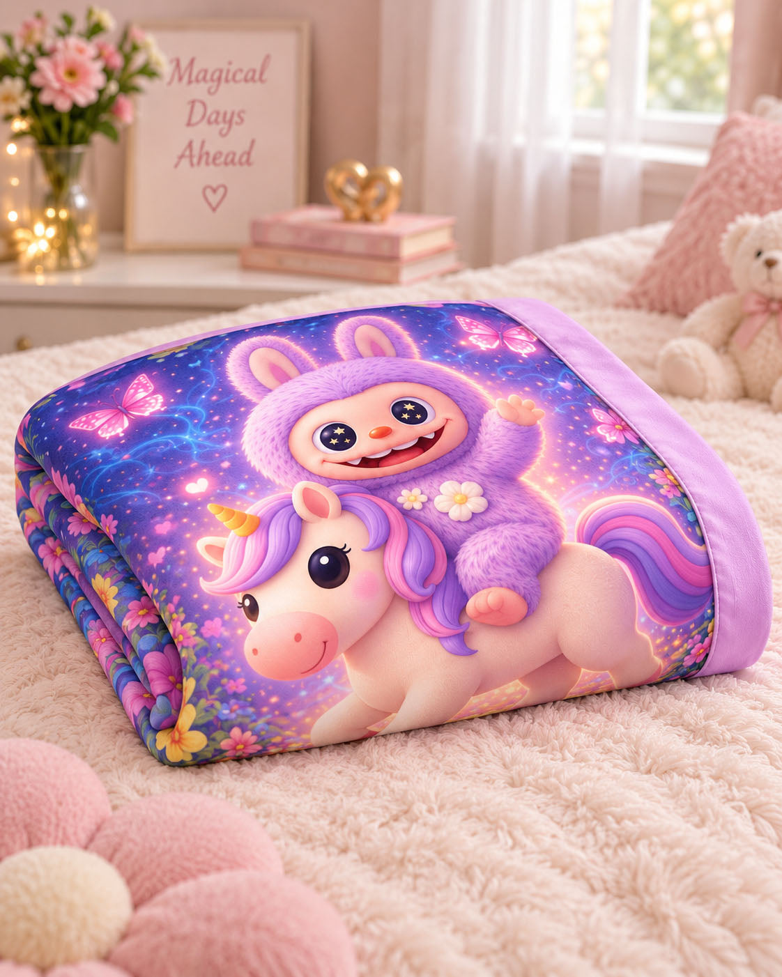 Dreamy Unicorn Pure Cotton Blanket