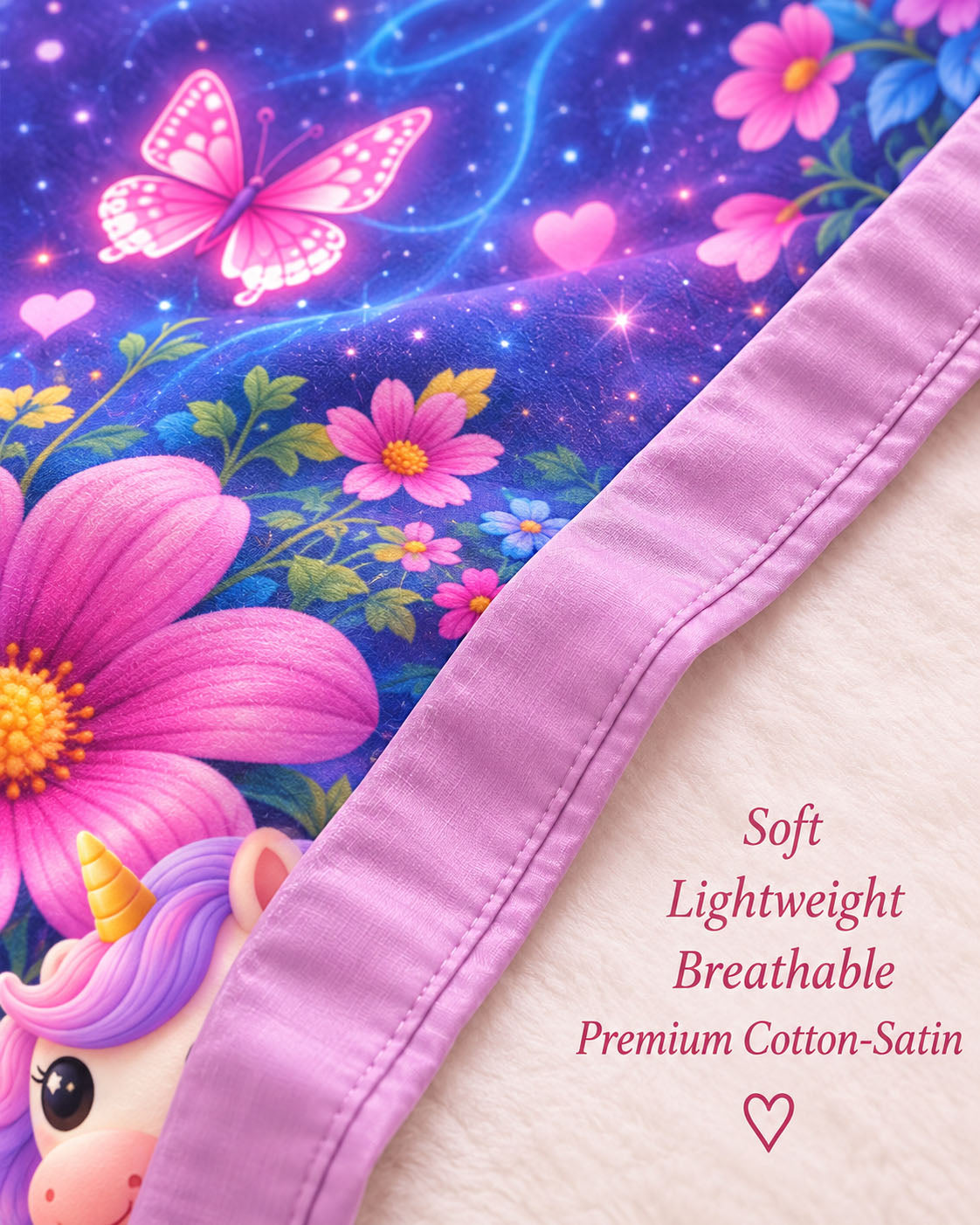 Dreamy Unicorn Pure Cotton Blanket