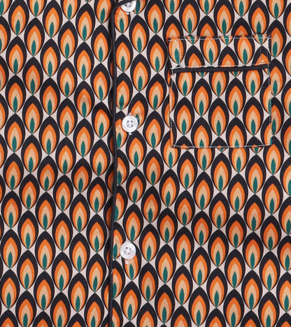 Earthy Mosaic printed Nightsuit Set