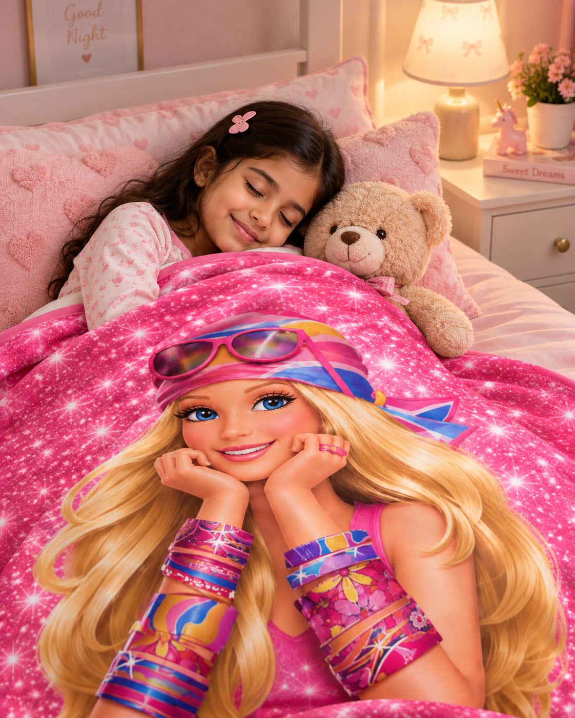 Fashion Doll Pure Cotton Blanket