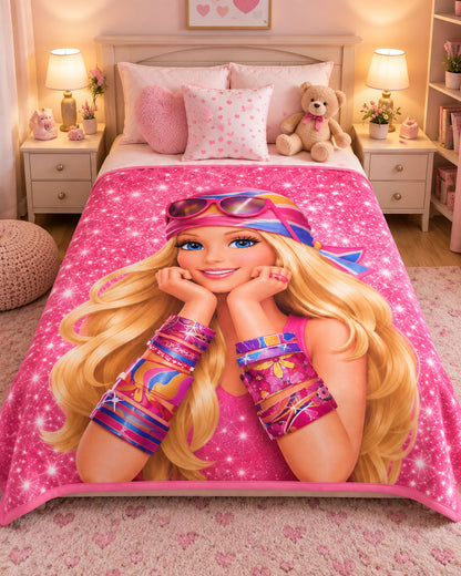 Fashion Doll Pure Cotton Blanket