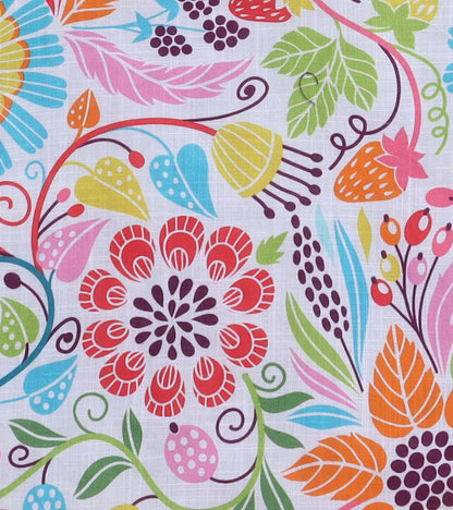 Floral Printed Pyjama Kurta Set