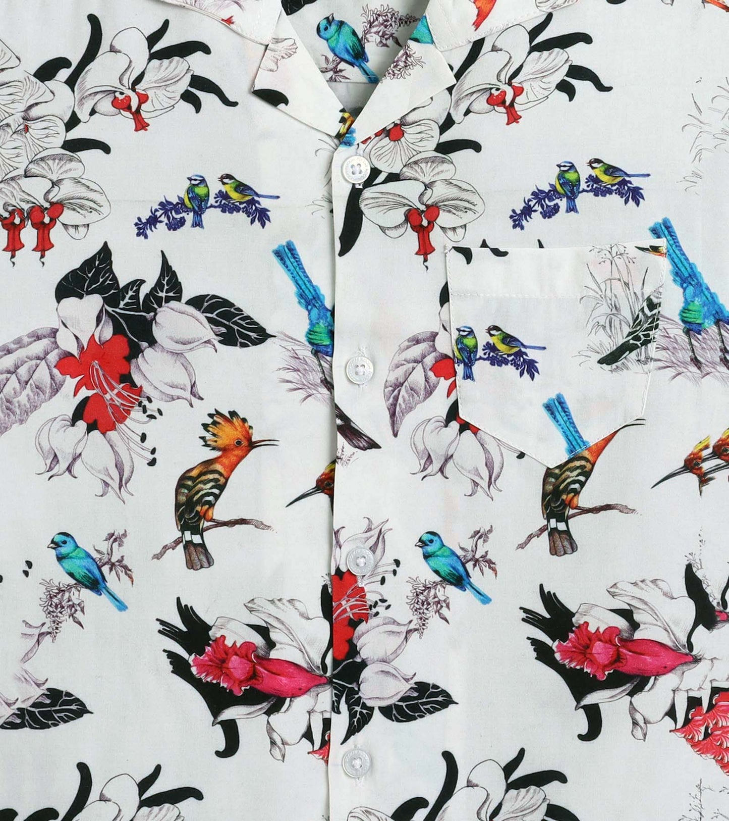 Flower and Bird Printed Boys Co ord Set