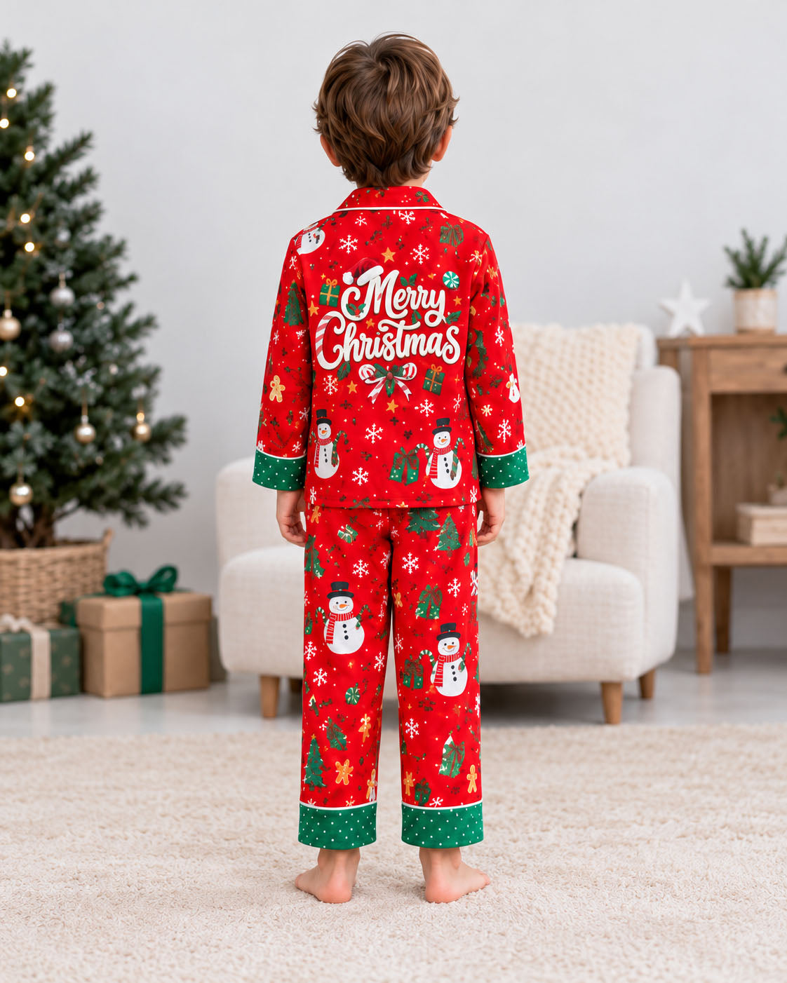 Frosty Fun Christmas Pajama Set