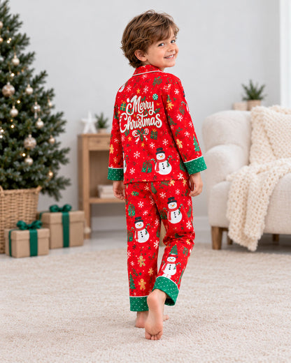 Frosty Fun Christmas Pajama Set