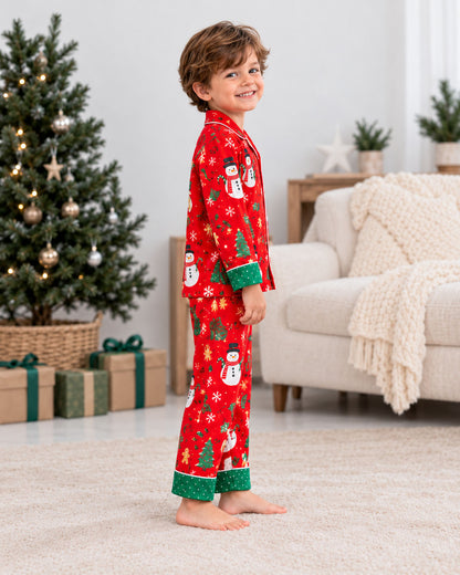 Frosty Fun Christmas Pajama Set