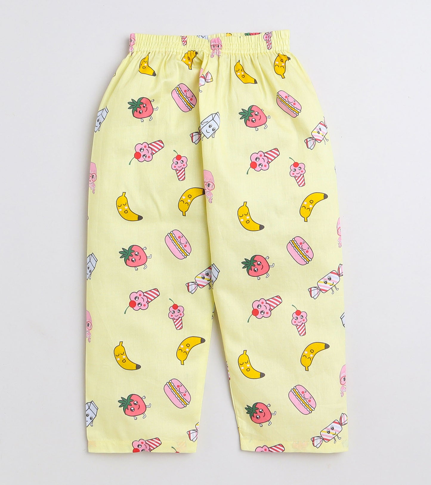 Fruity Printed Girls Night Suit Set