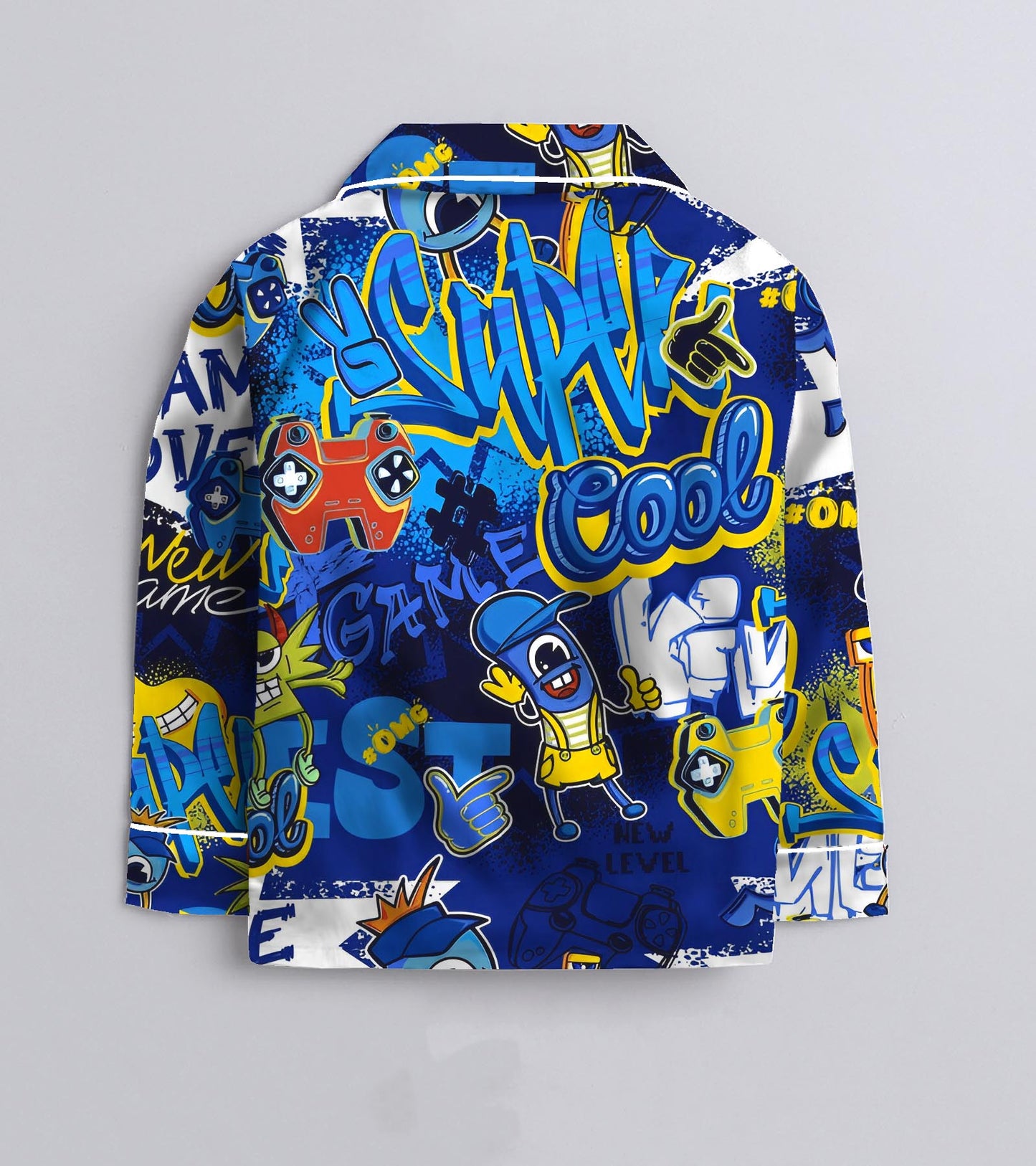 Game Over Play Pure Cotton Printed Nightsuit Set