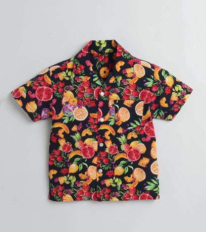 Glorifying Summer Fruits Printed Boys Co ord Set