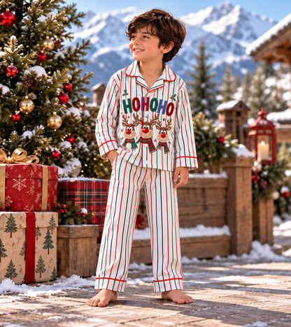 Ho Ho Ho Holiday Cheer CHRISTMAS  Pajama Set