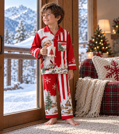 Jolly Santa Christmas Pajama Set