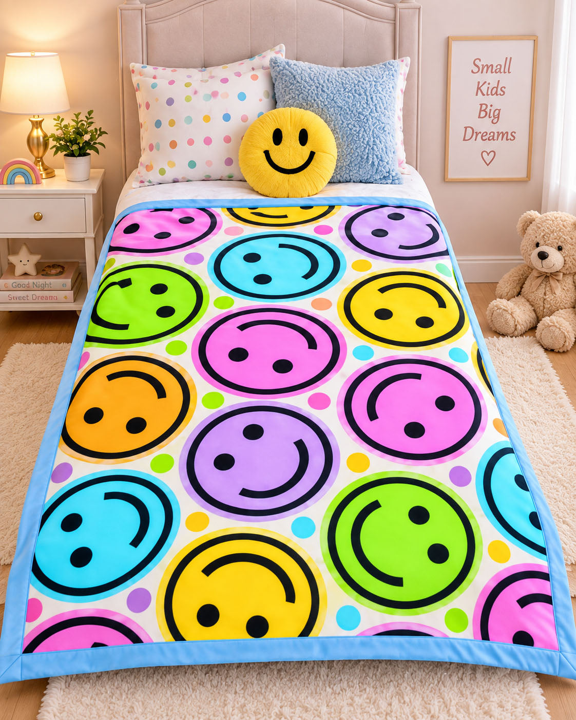 Joyful Faces Pure Cotton Blanket