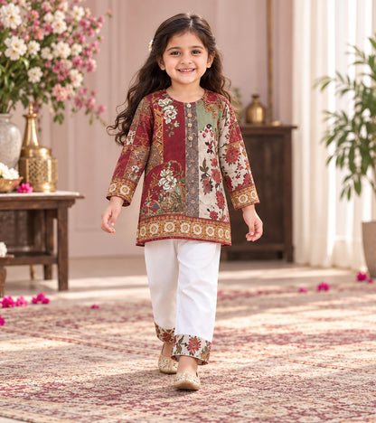 Little Empress Girls Pyjama Kurta Set