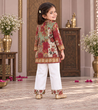 Little Empress Girls Pyjama Kurta Set