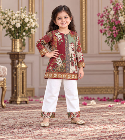 Little Empress Girls Pyjama Kurta Set