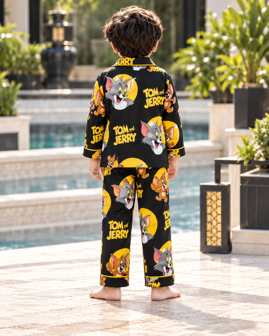 Little Mischief Pure Cotton Printed Boys Nightsuit Set