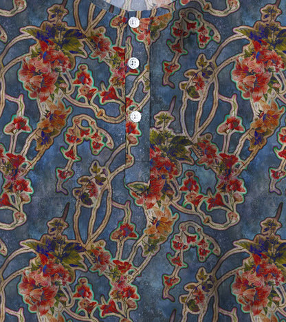 Little Garden Water Printed Pyjama Kurta Set