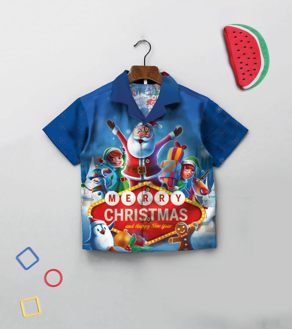 Magic Christmas Printed Boys Co ord Set