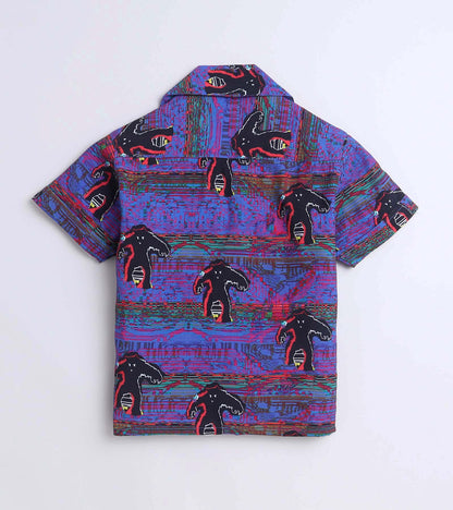 Messy Sassy Printed Boys Co ord Set