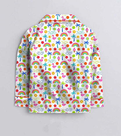 Mix Summer Printed Nightsuit Set