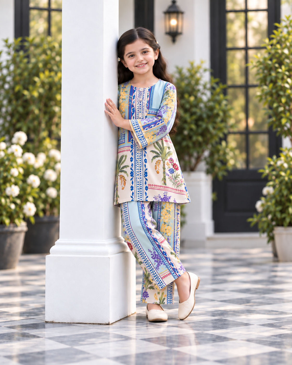 Neel Phool Ikat Designer Ethnic Sets