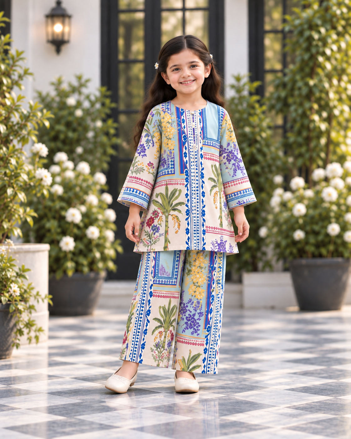 Neel Phool Ikat Designer Ethnic Sets