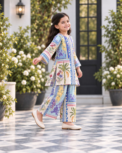 Neel Phool Ikat Designer Ethnic Sets