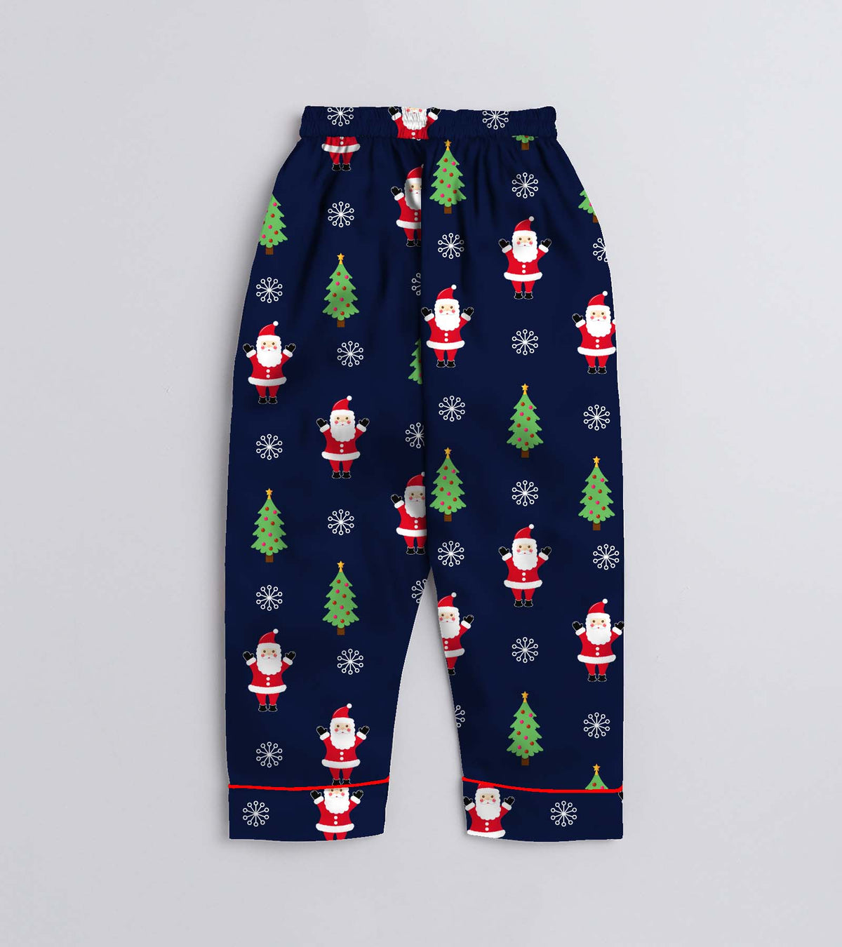 Nevy Santa Pure Cotton Christmas Printed Nightsuit Set