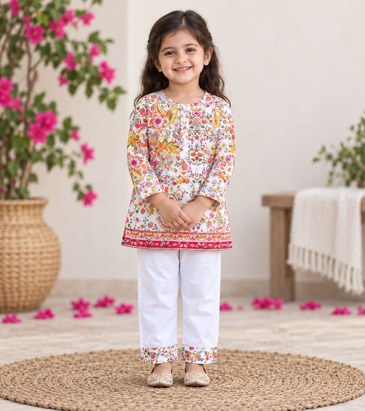 Noorani Girls Pyjama Kurta Set