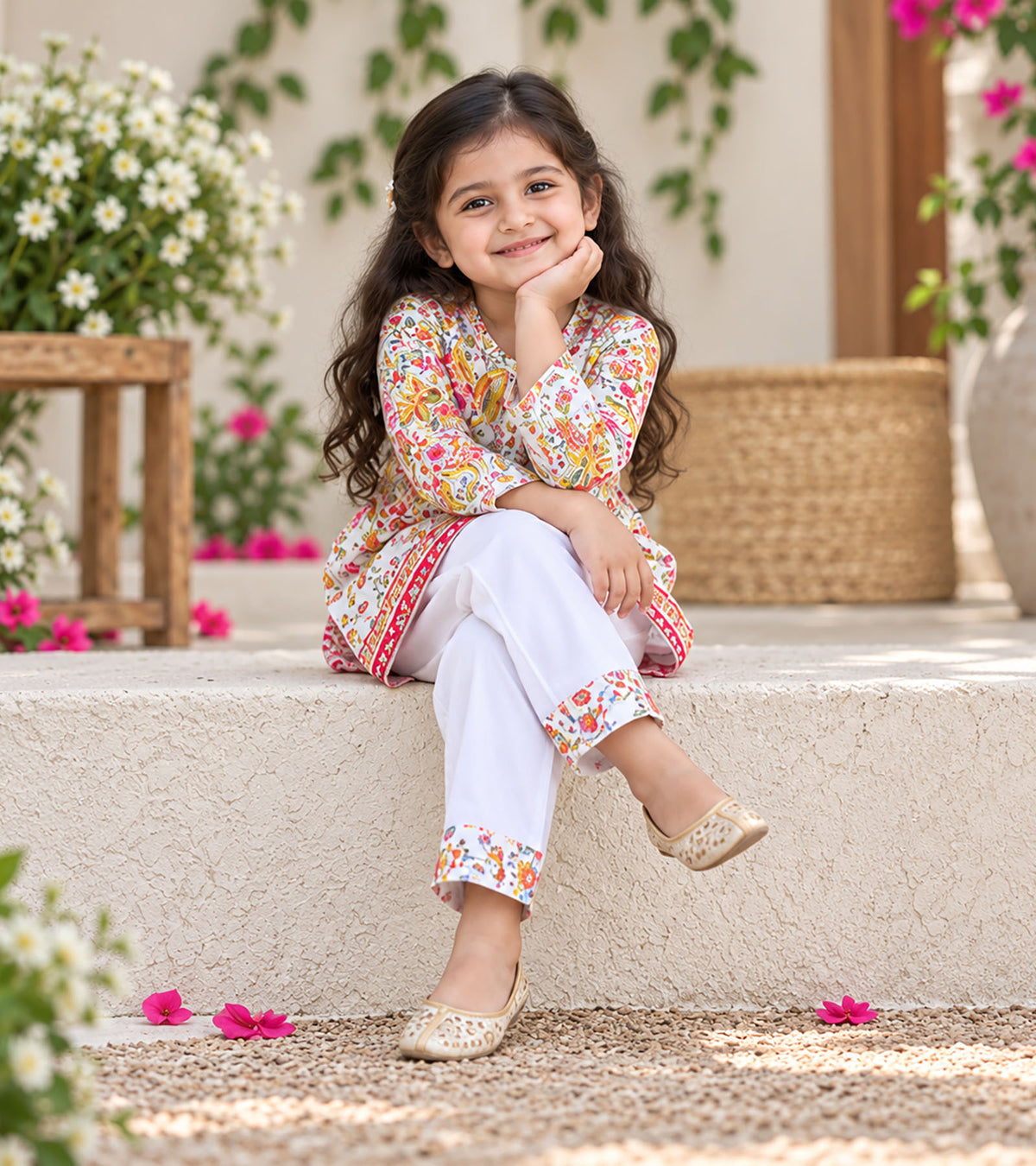 Noorani Girls Pyjama Kurta Set
